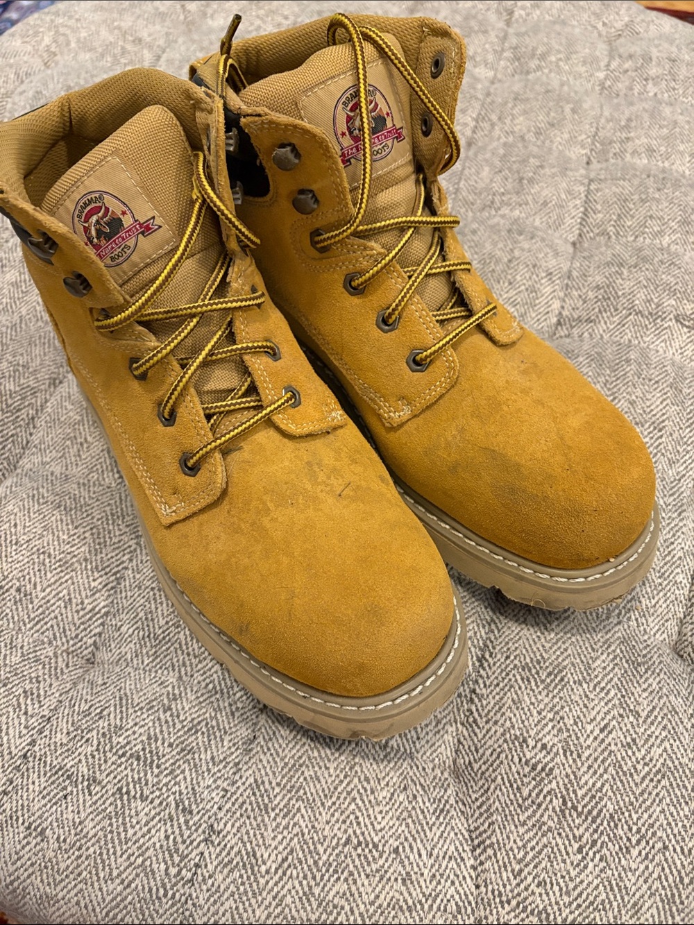 Brahma 6” leather work boots size 10.5
